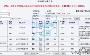 2021山东高考各市模拟卷 山东高考模拟填报志愿
